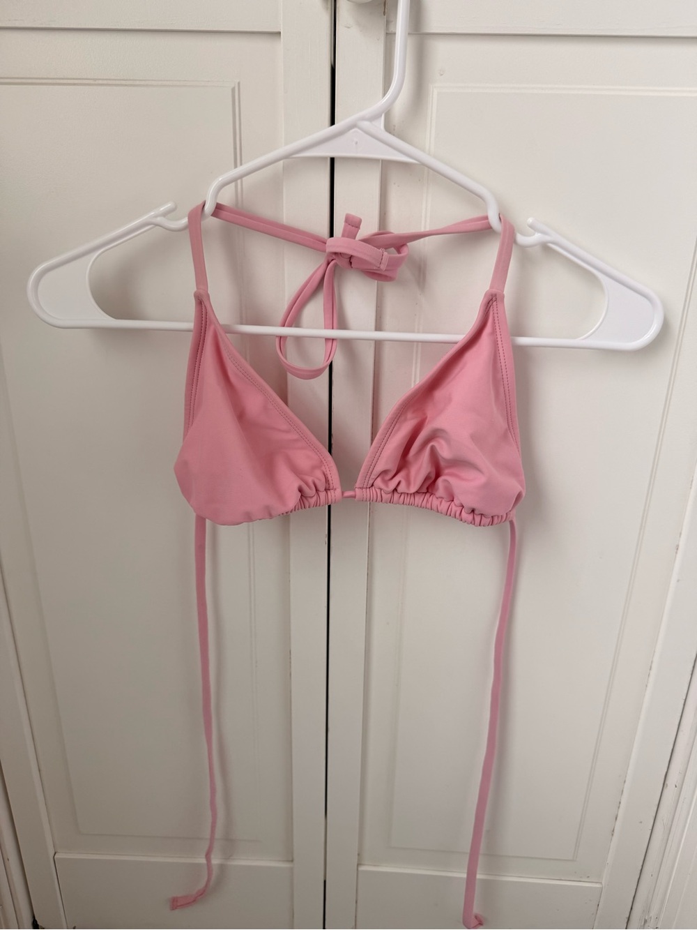 Pink Triangle Bikini Top